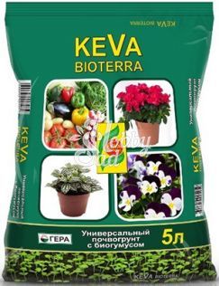 Грунт KEVA BIOTERRA  "Живая земля" универсальный (5л) ГЕРА