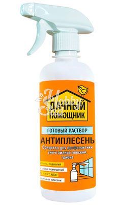 ДАЧНЫЙ ПОМОЩНИК Антиплесень, против плесени и грибка в помещениях  (600 мл) БИО-комплекс