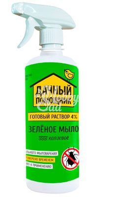 ДАЧНЫЙ ПОМОЩНИК Зеленое мыло (калийное), пульвелизатор 4% (500 мл) БИО-комплекс