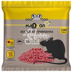 Зерновая приманка от мышей и крыс (100 г) Nadzor (Надзор)