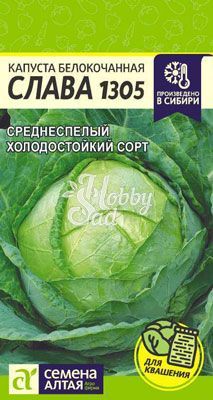 Капуста Слава 1305 б/к (0,5 гр) Семена Алтая