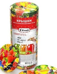 Крышка винтовая d=66 мм (упак. 20 шт) " Калейдоскоп", Komfi