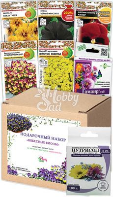 Набор подарочный семян "Небесные Виолы" Русский Огород