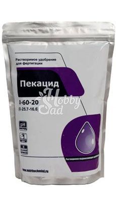 Пекацид 0-60-20 (1 кг) Нутритех Мини