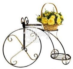 Подставка Велосипед на 3 цветка