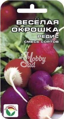 Редис Веселая Окрошка смесь (4 г) Сибирский Сад