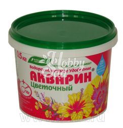 Удобрение Акварин Цветочный (ведро 0,5кг) БХЗ