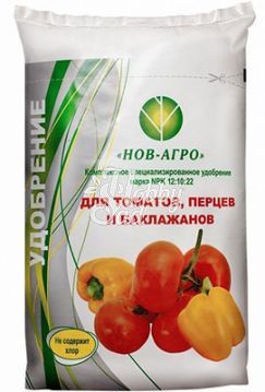 Удобрение Для Томатов, перцев и баклажанов (0,9 кг) НОВ-АГРО