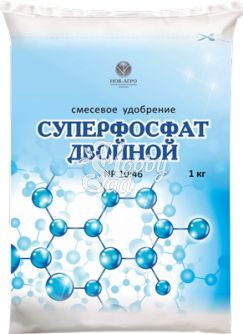 Удобрение Суперфосфат ДВОЙНОЙ азотсодержащий (1 кг) НОВ-АГРО