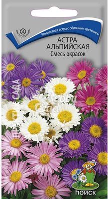 Цветы Астра Альпийская Смесь окрасок (0,3 гр) Поиск