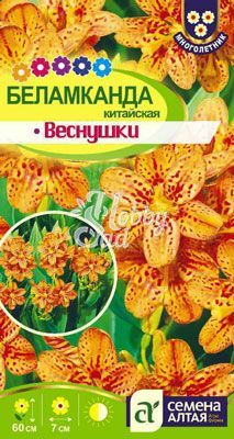 Цветы Беламканда Веснушки китайская (0,1 г) Семена Алтая