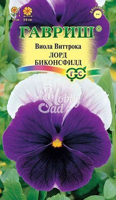 Цветы Виола Лорд Биконсфилд Виттрока (0,1 г) Гавриш
