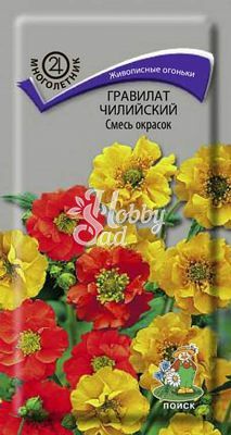 Цветы Гравилат чилийский Смесь окрасок (0,1 г) Поиск