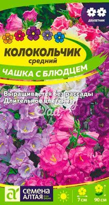Цветы Колокольчик Чашка с Блюдцем (0,1 г) Семена Алтая