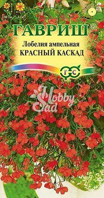 Цветы Лобелия Красный каскад, ампельная (0,05 г) Гавриш