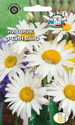 Цветы Нивяник Рейн Вью крупноцветковый махровый (0,1 г) Седек