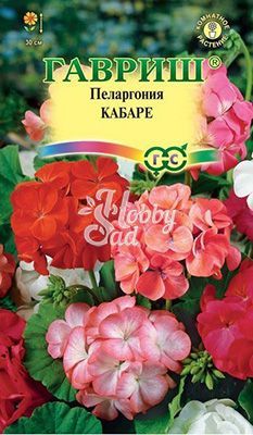 Цветы Пеларгония Кабаре F2 зональная (4 шт) Гавриш 