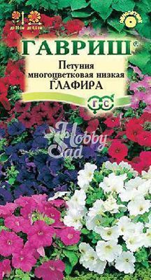 Цветы Петуния Глафира многоцветковая смесь (0,1 г) Гавриш 