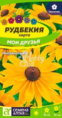 Цветы Рудбекия Мои Друзья (0,2 г) Семена Алтая