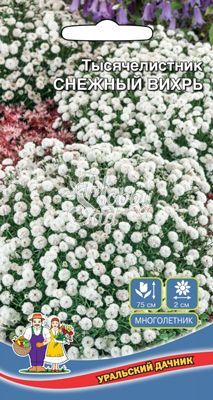 Цветы Тысячелистник Снежный вихрь (0,05 г) Уральский Дачник