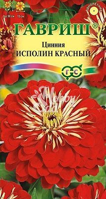 Цветы Цинния Исполин красный (0,3 г) Гавриш