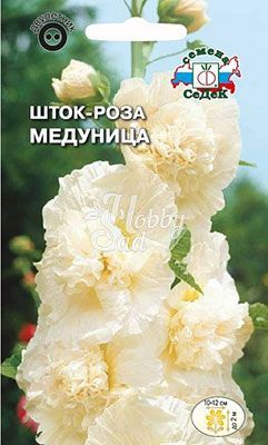 Цветы Шток-роза Медуница кремовая (0,1 г) Седек
