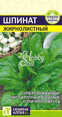 Шпинат Жирнолистный (1 гр) Семена Алтая