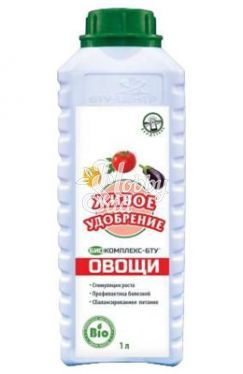 ЭкоДачник Для овощей Живое Удобрение (1 л) Биокомплекс-БТУ 2 марка 