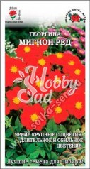 Цветы Георгина Мигнон Ред (0,2 г) Сотка