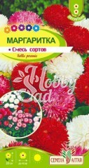 Цветы Маргаритка Смесь Сортов (0,05 гр) Семена Алтая