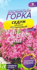 Цветы Седум Малиновый (0,01 г) Семена Алтая Альпийская горка